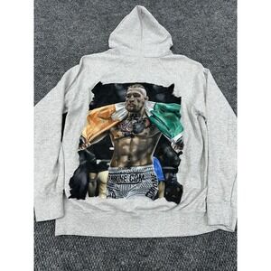 Custom Made* Conor McGregor Hoodie Shirt UFC Adult Size Large *Read Description*